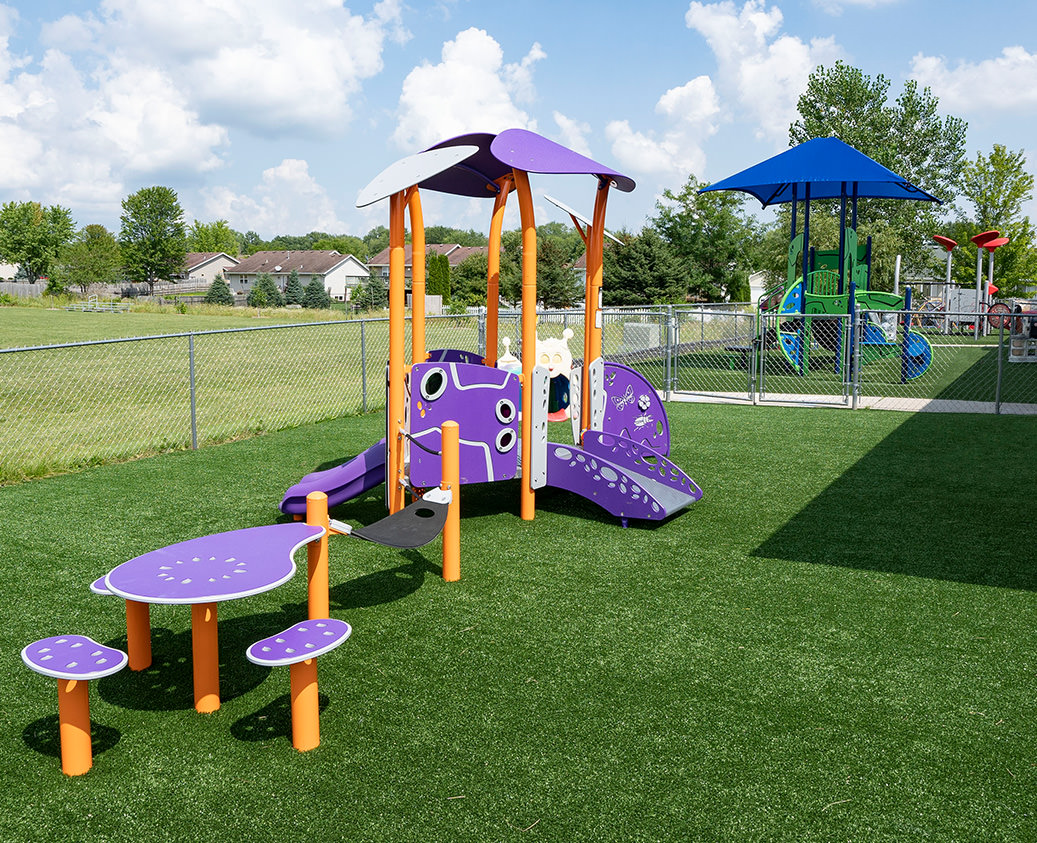 Daycare Playgrounds: Wee Ones Child Care Center - Evansville, WI